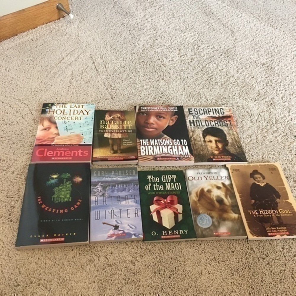9 paperback book bundle NEW